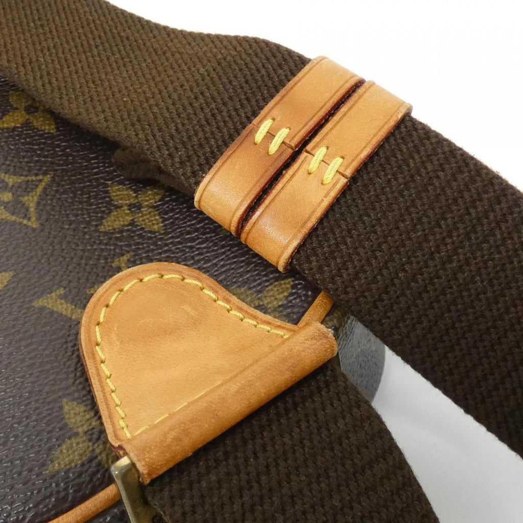 Louis Vuitton Marron Coated Canvas Pochette Shoulder Bag
