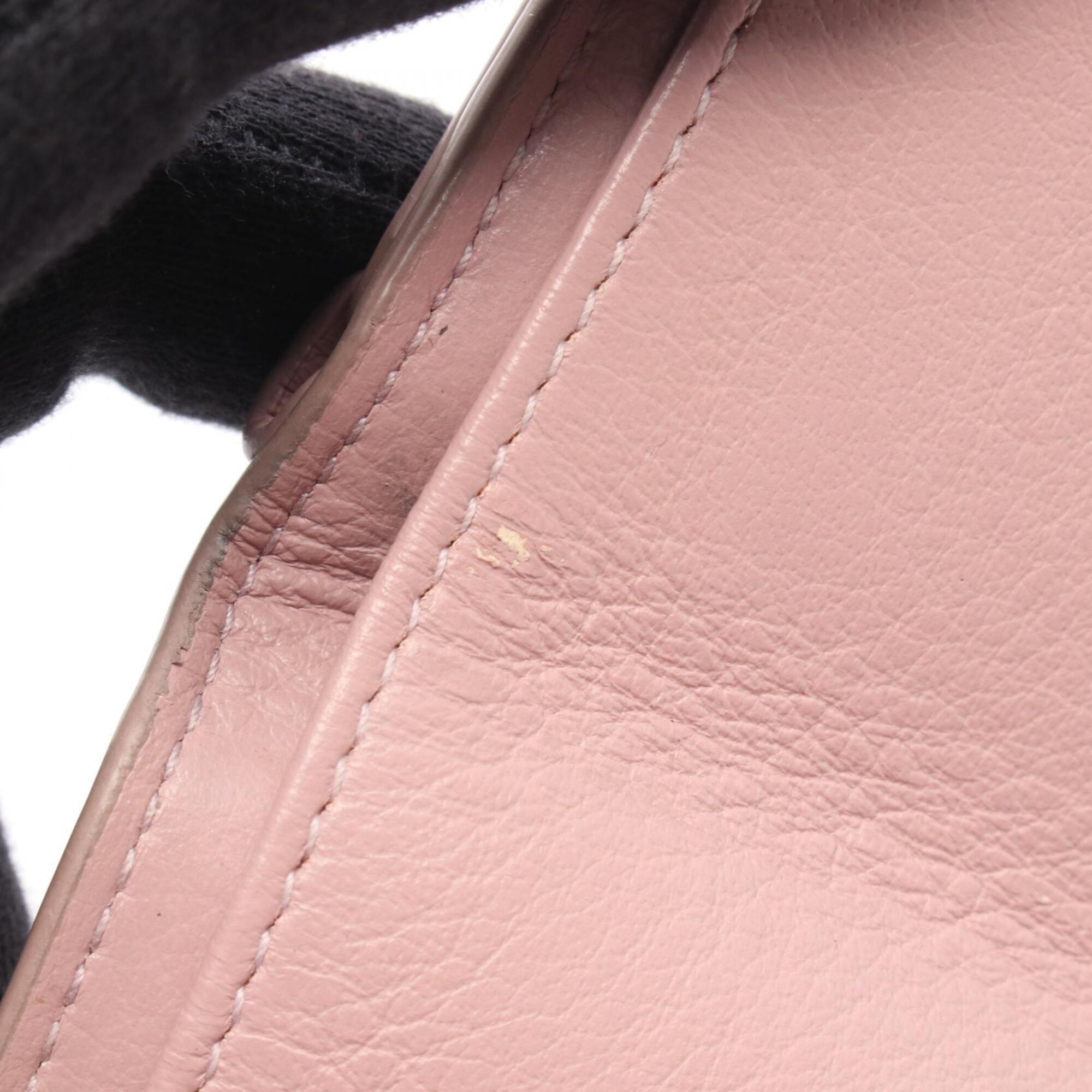 Balenciaga Pink Leather Wallet (Tri-Fold)