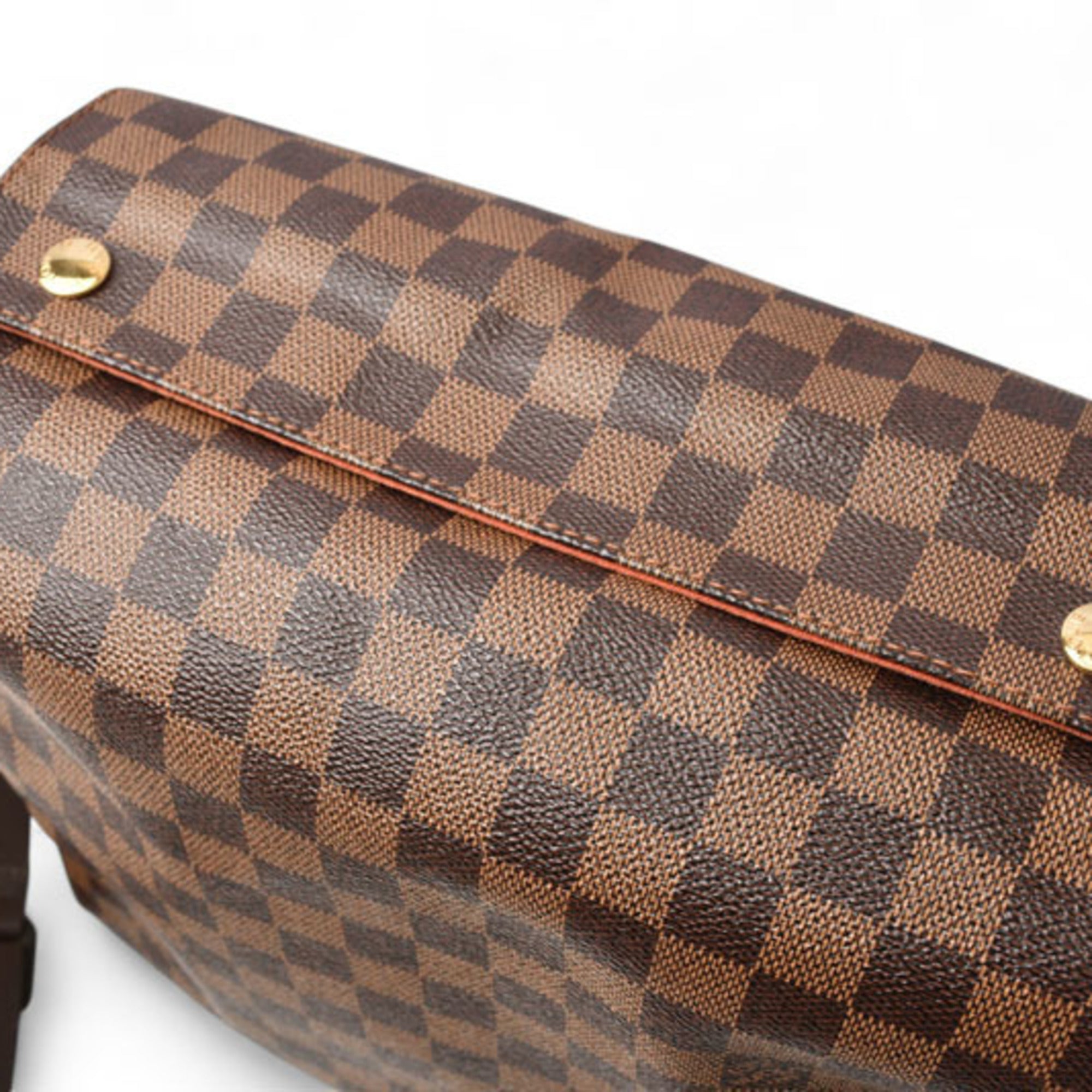 Louis Vuitton Damier Brown Damier Canvas Coated Canvas Shoulder Bag