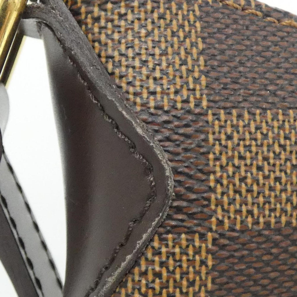 Louis Vuitton Brown Coated Canvas Shoulder Bag