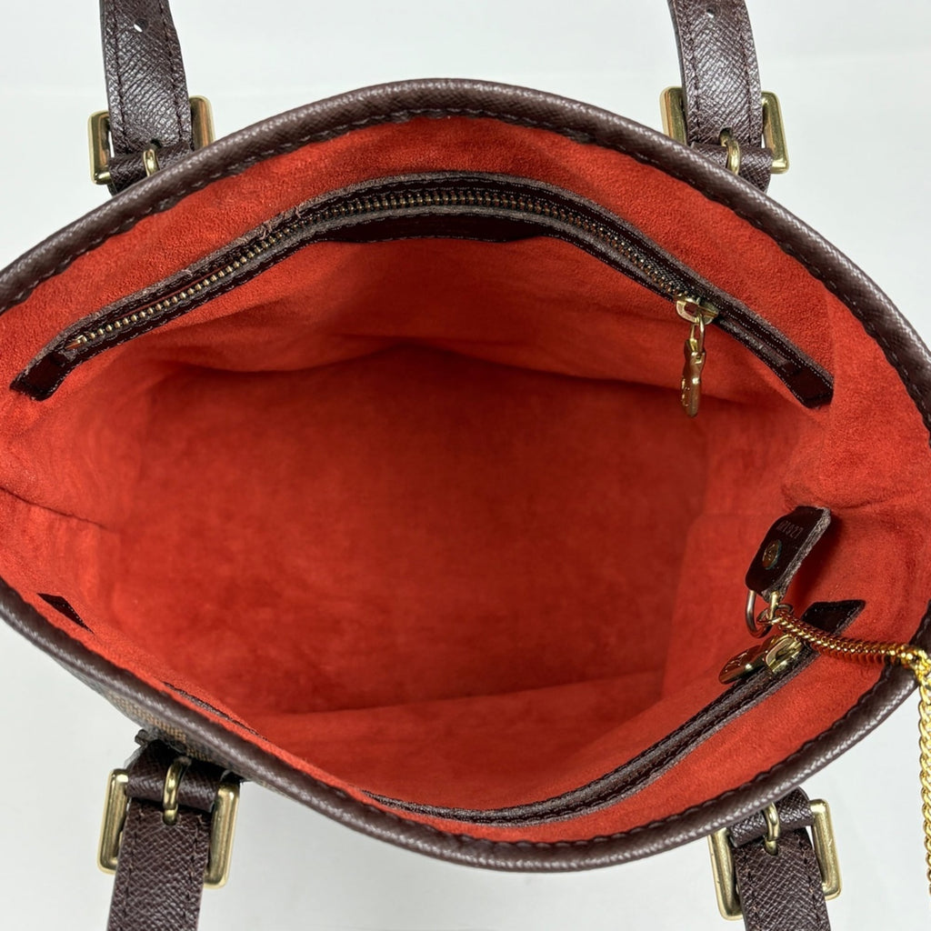 Louis Vuitton Brown Damier Canvas Handbag Pouch Tote Bag