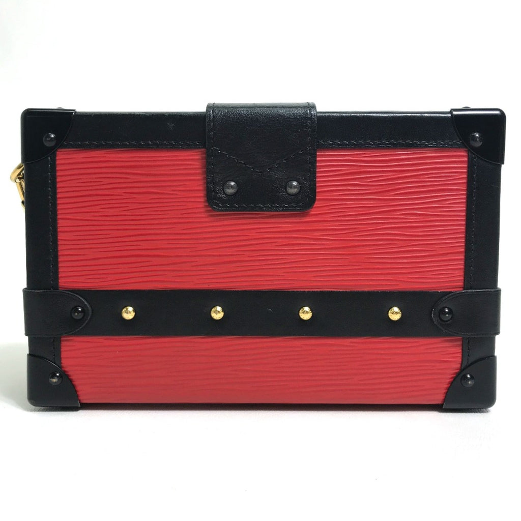 Louis Vuitton Red Leather Shoulder Bag