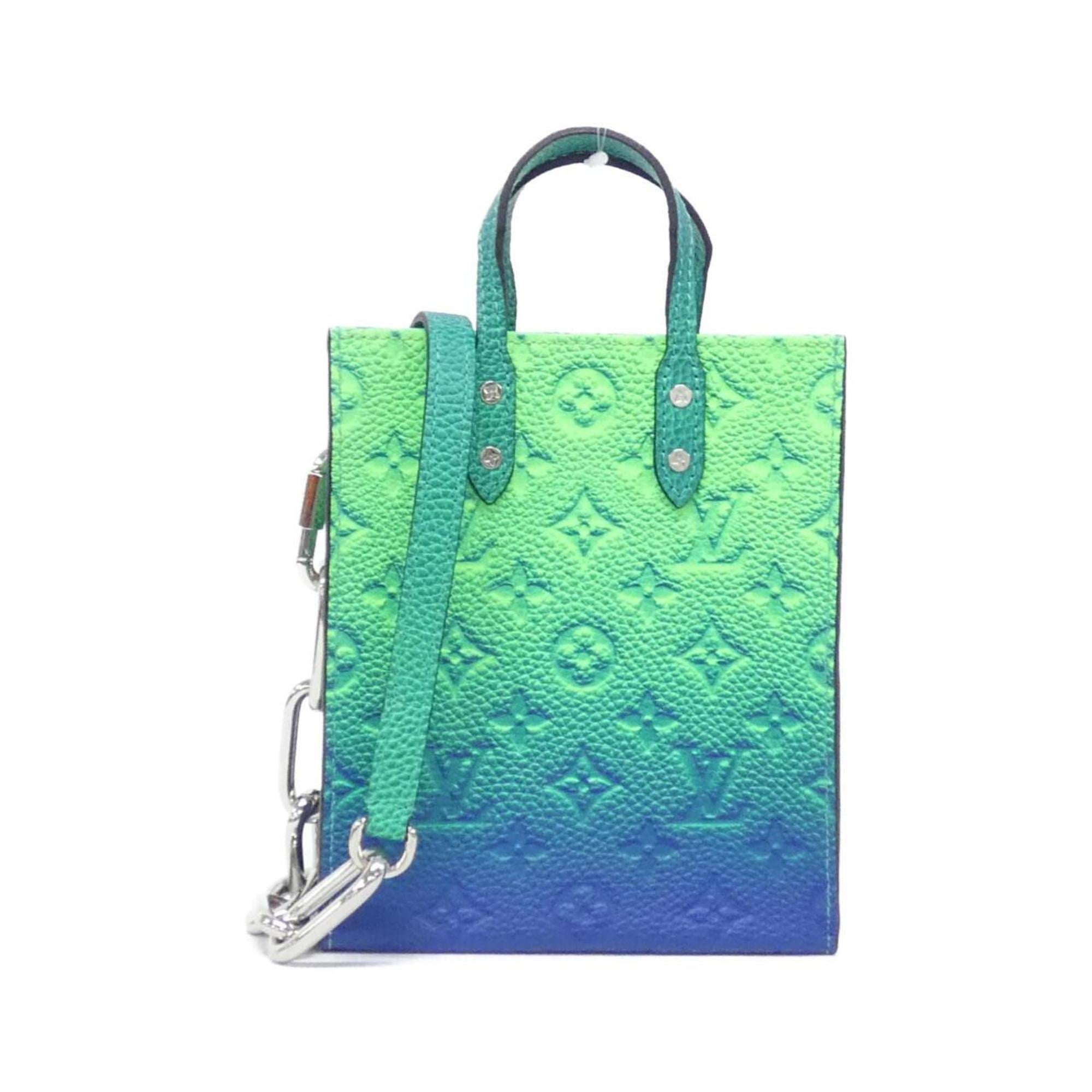 Louis Vuitton Blue Vert Leather Shoulder Bag