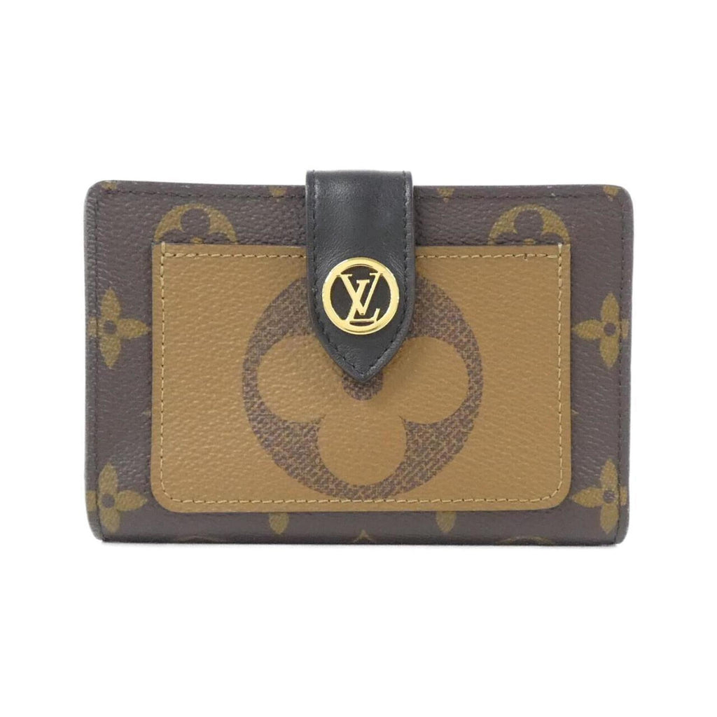 Louis Vuitton Marron Coated Canvas Wallet
