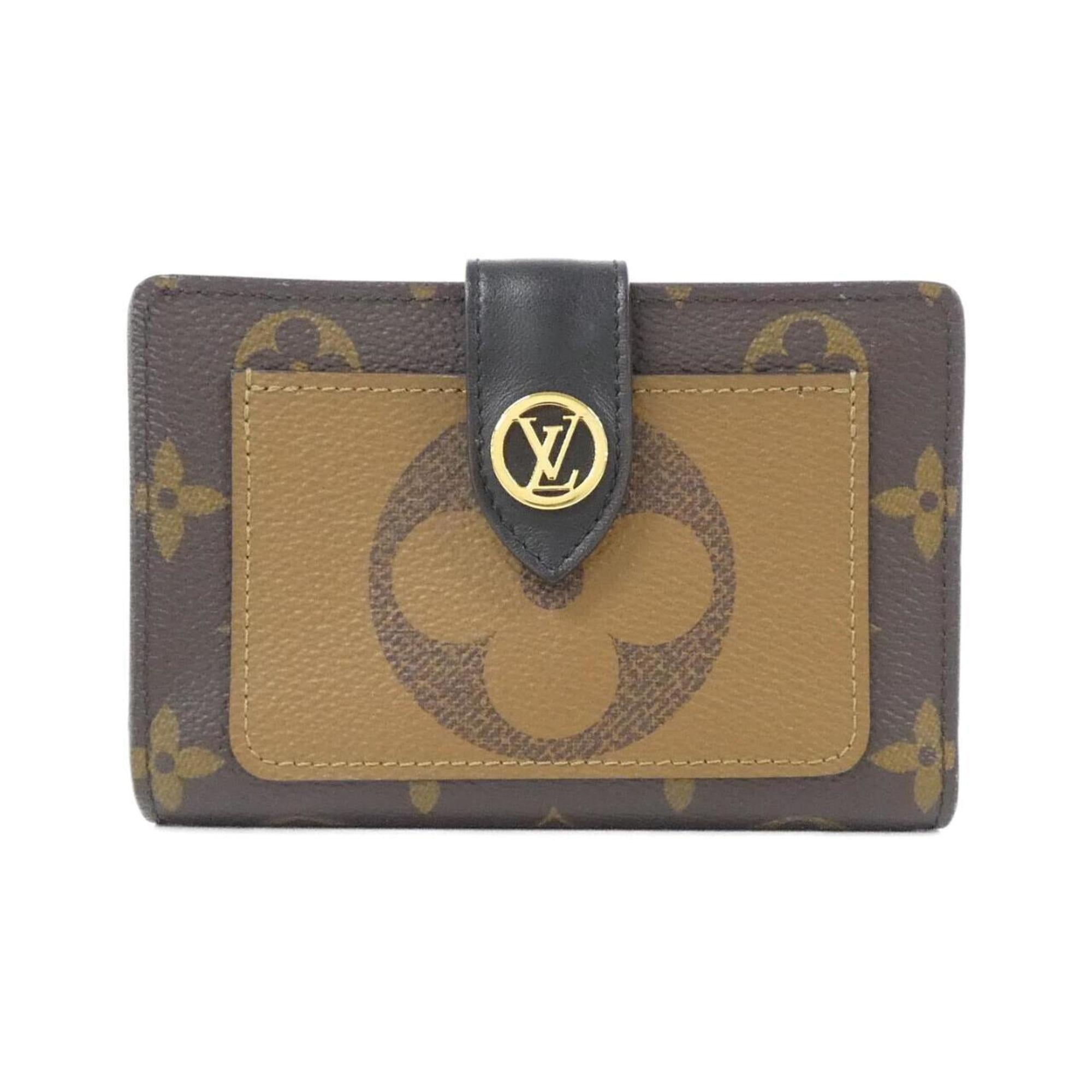 Louis Vuitton Marron Coated Canvas Wallet