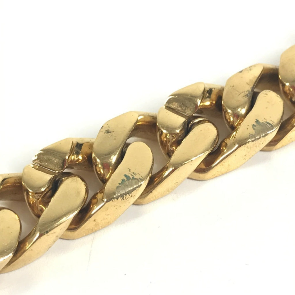 Louis Vuitton Monogram Gold Metal Charm Bracelet