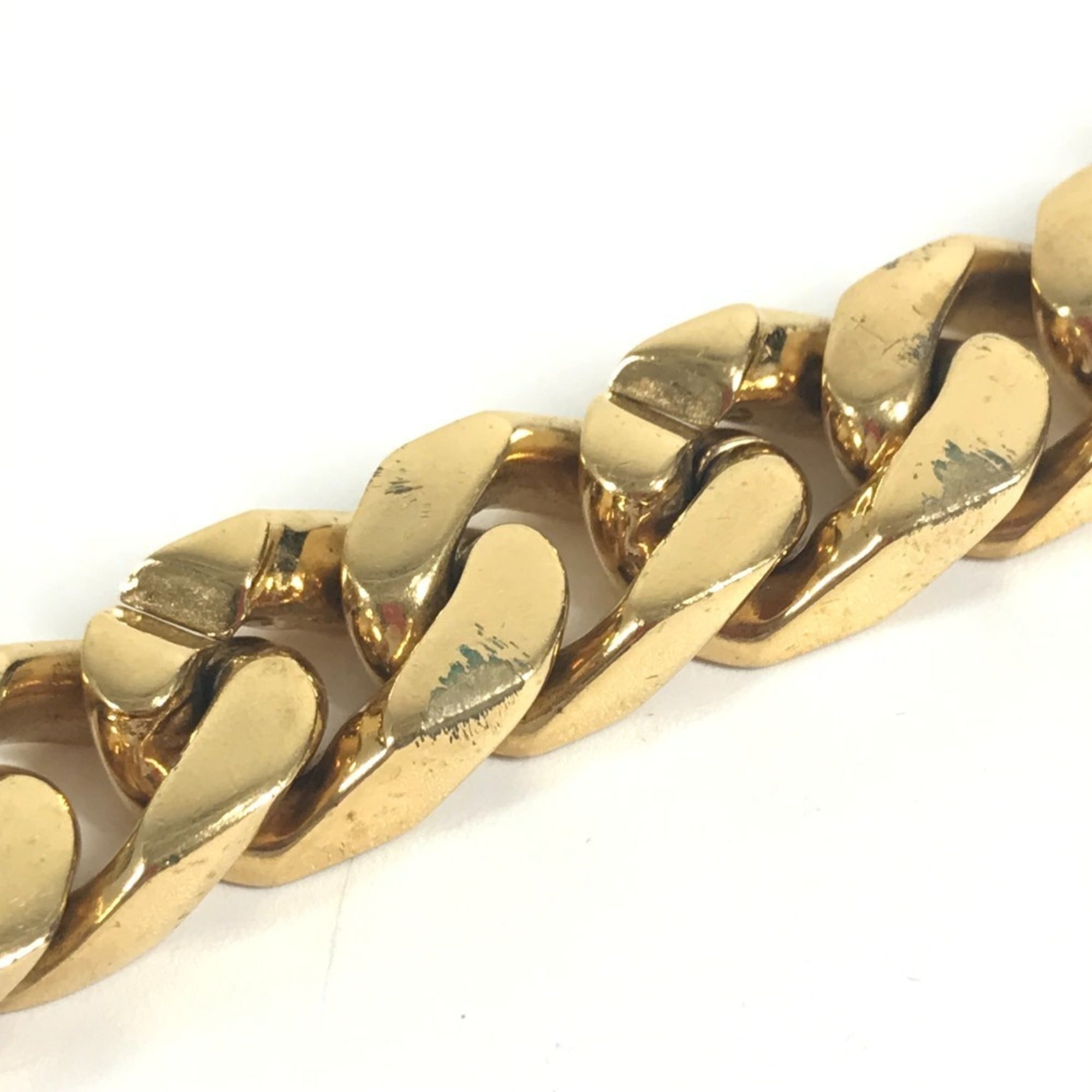 Louis Vuitton Monogram Gold Metal Charm Bracelet
