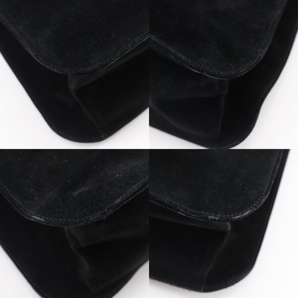 Gucci Black Suede Shoulder Bag (Pre-Owned)