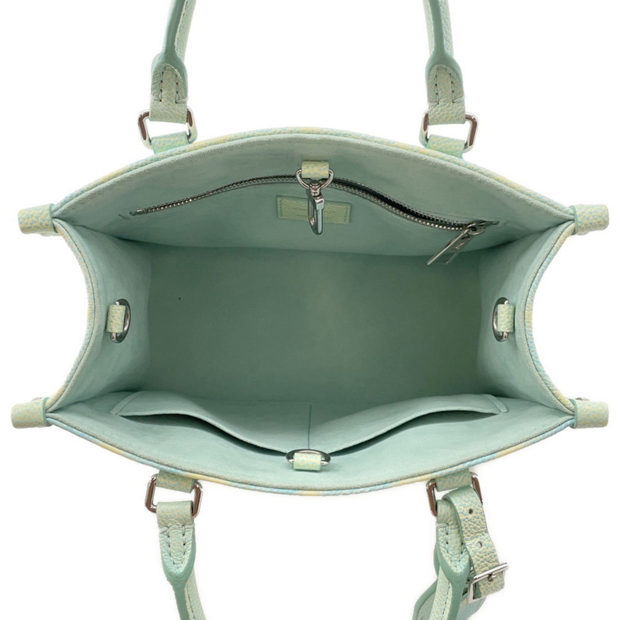 Louis Vuitton Blue Monogram Yellow Monogram Empreinte Handbag Shoulder Bag