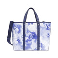 Louis Vuitton Blue Coated Canvas Handbag