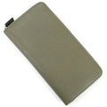 Prada Khaki Saffiano Long Wallet (Bi-Fold)