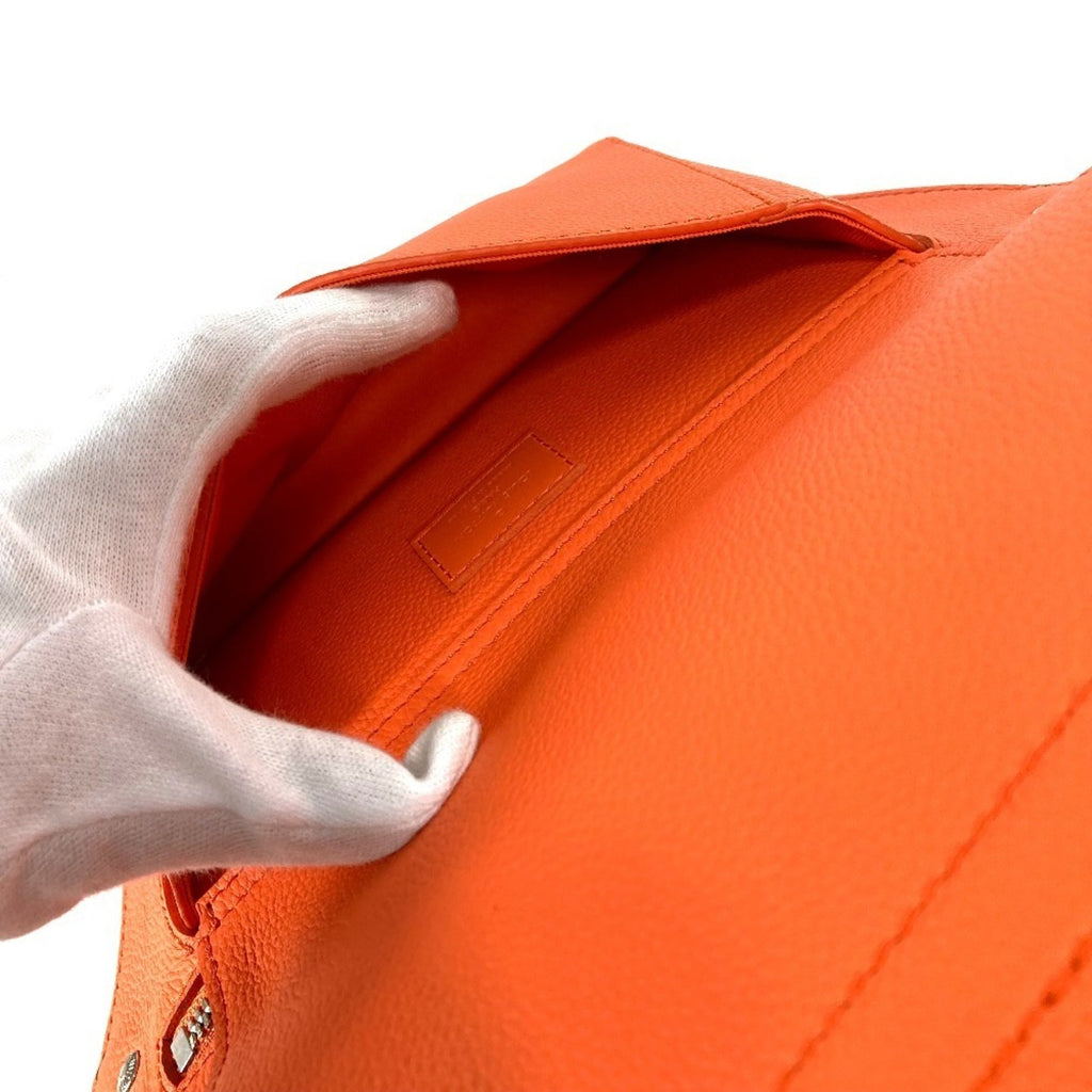Louis Vuitton Orange Leather Fanny Pack Shoulder Bag