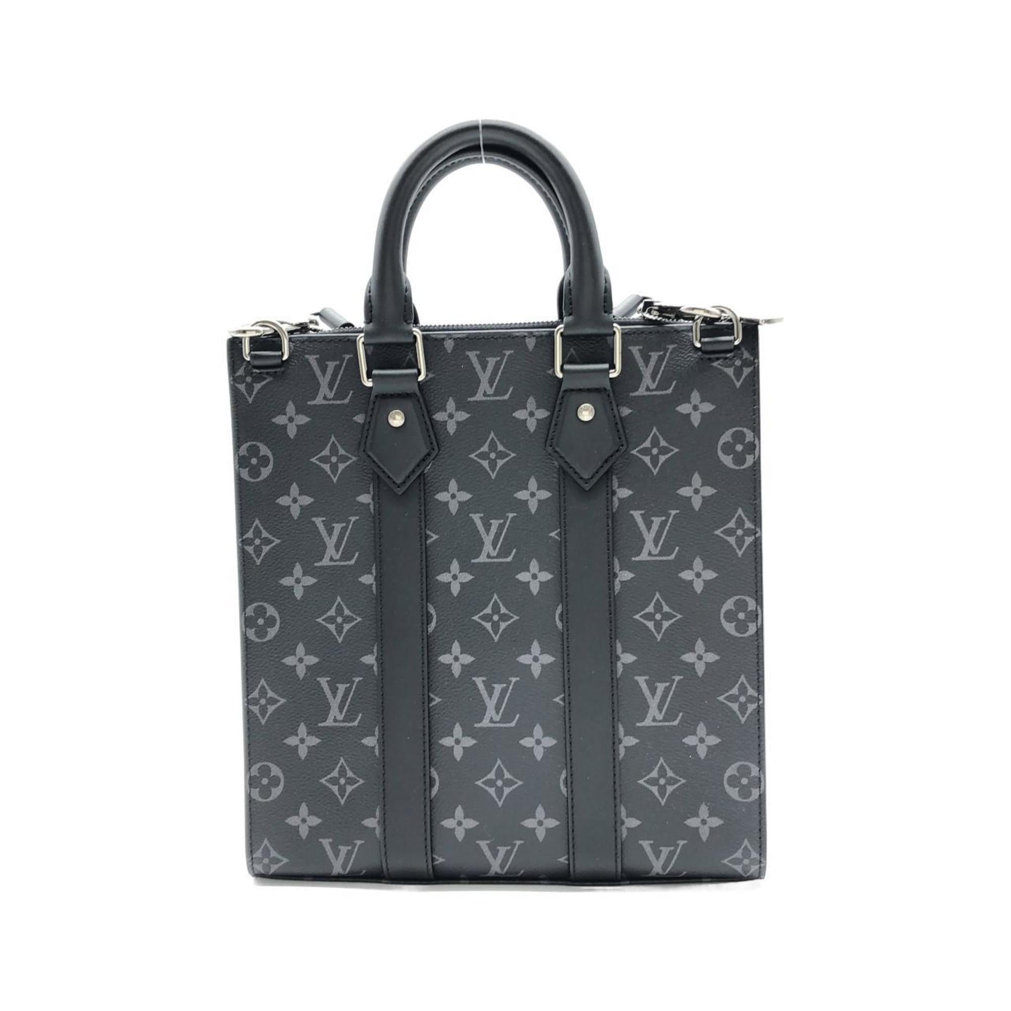Louis Vuitton Black Coated Canvas Handbag
