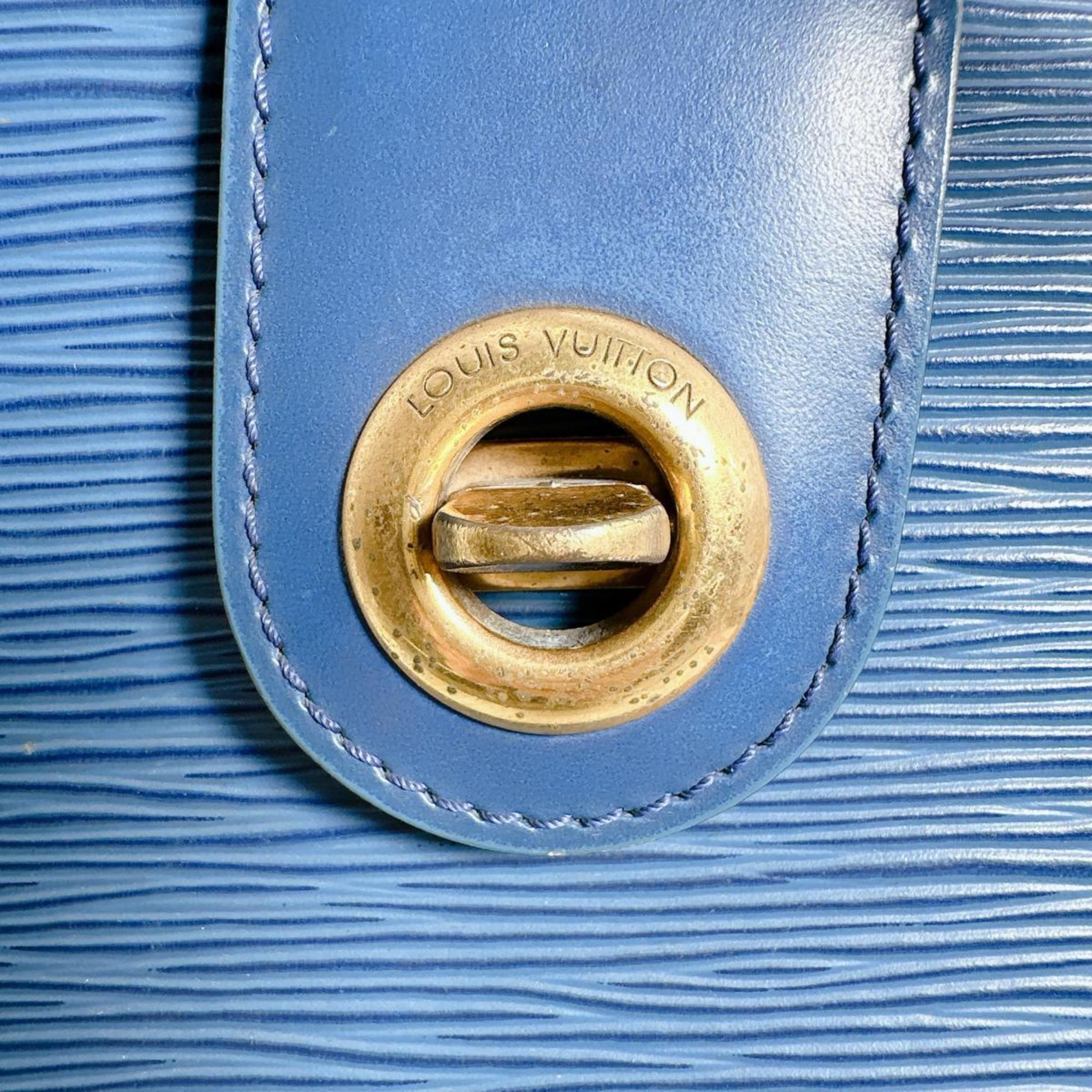 Louis Vuitton Blue Epi Leather Shoulder Bag
