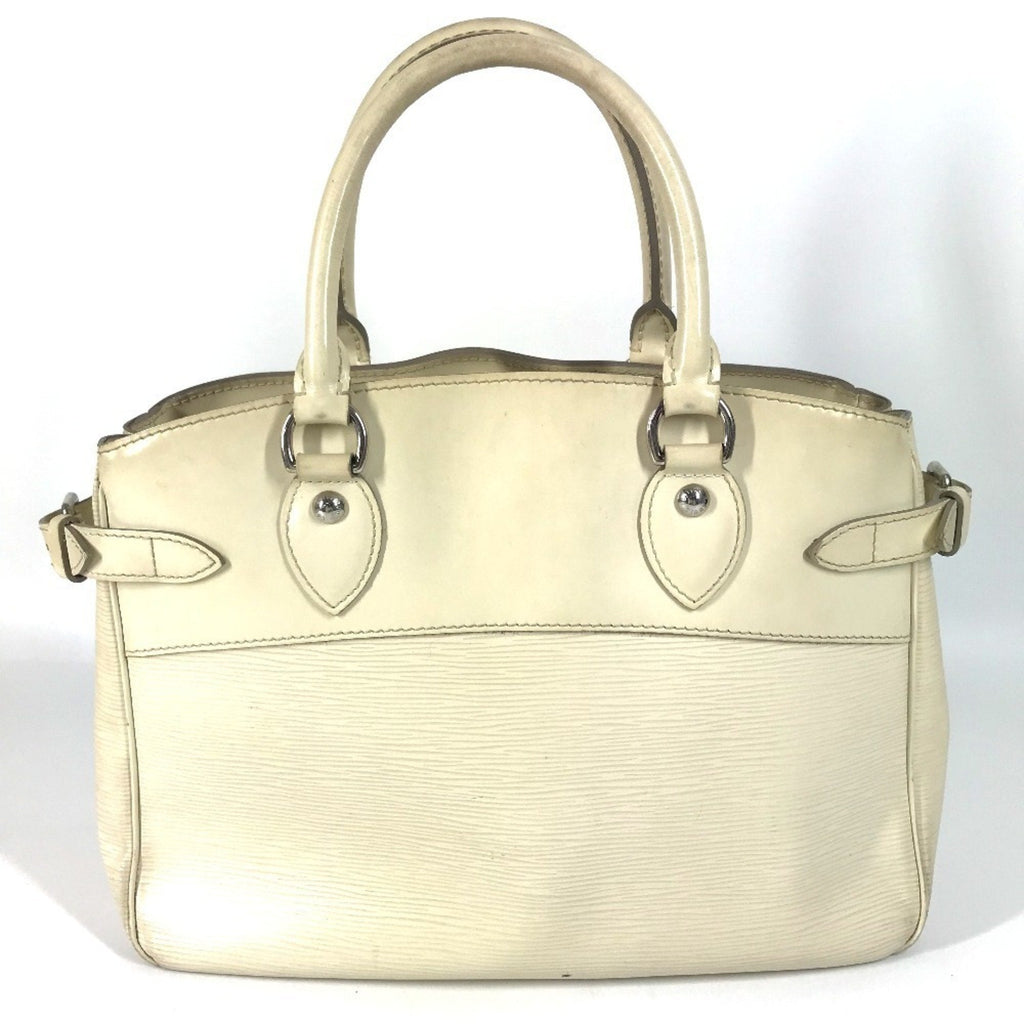 Louis Vuitton Lv Off White White Epi Leather Handbag Tote Bag