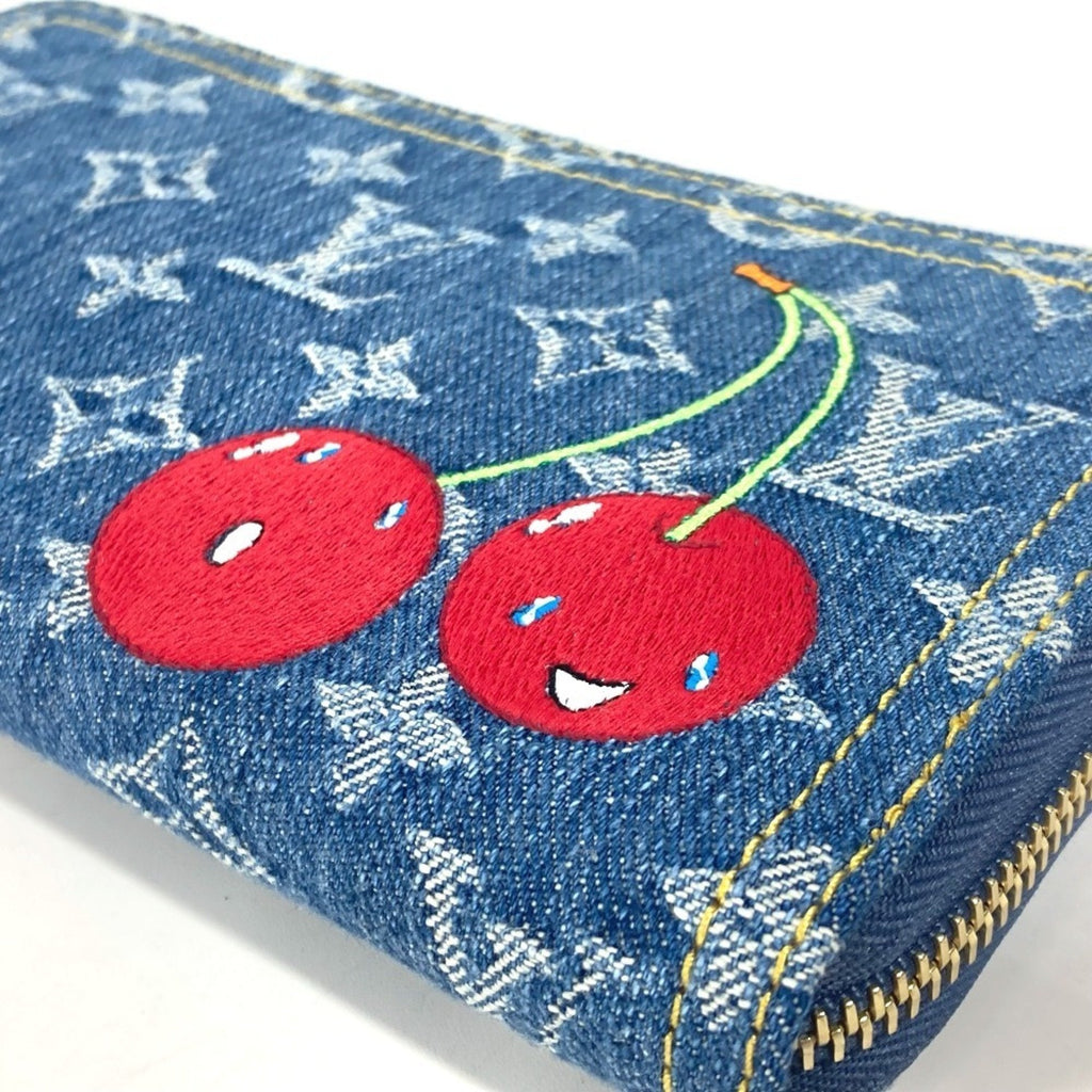 Louis Vuitton Monogram Denim Blue Long Wallet