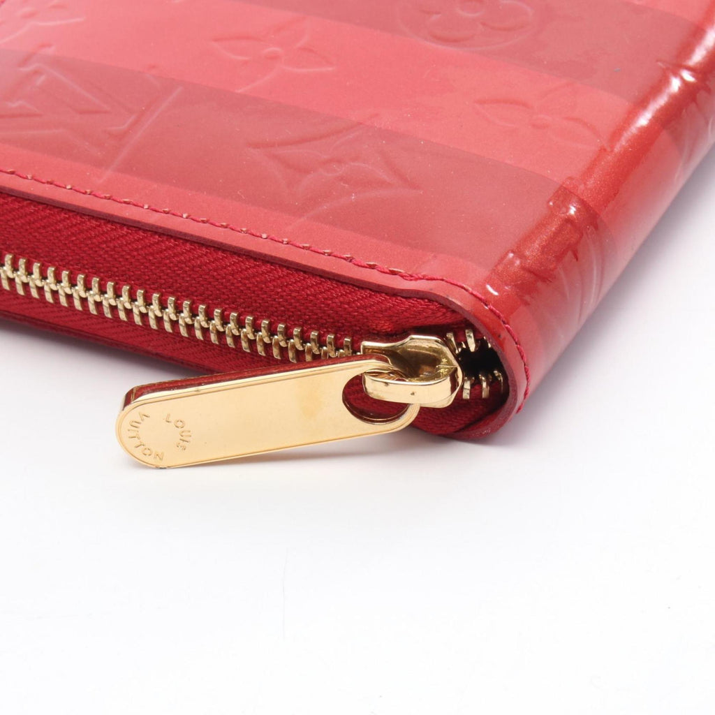 Louis Vuitton Bordeaux Red Color Leather Long Wallet