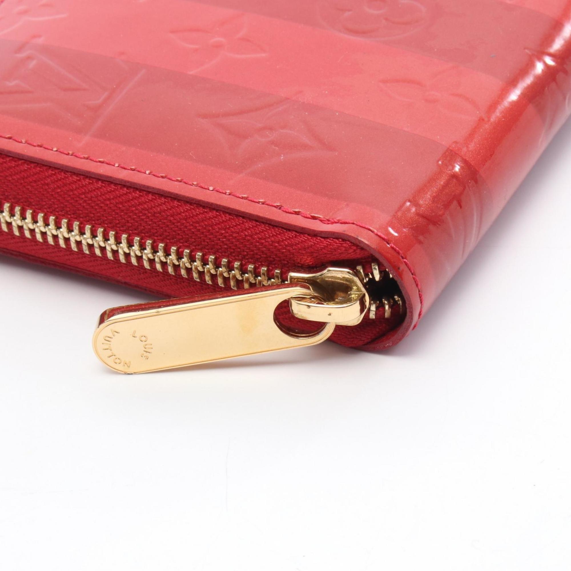 Louis Vuitton Bordeaux Red Color Leather Long Wallet