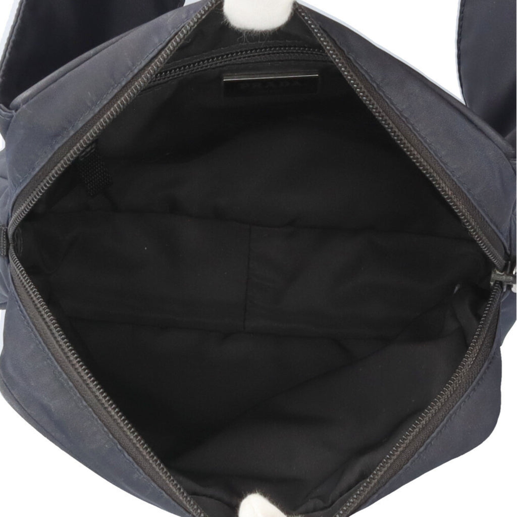 Prada Navy Black Nylon Sling Bag