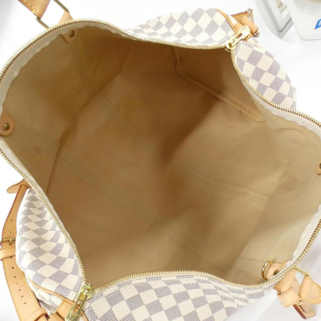 Louis Vuitton Azur Coated Canvas Boston Bag