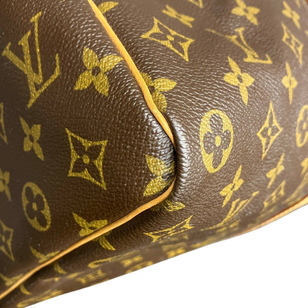 Louis Vuitton Brown Pvc Boston Bag