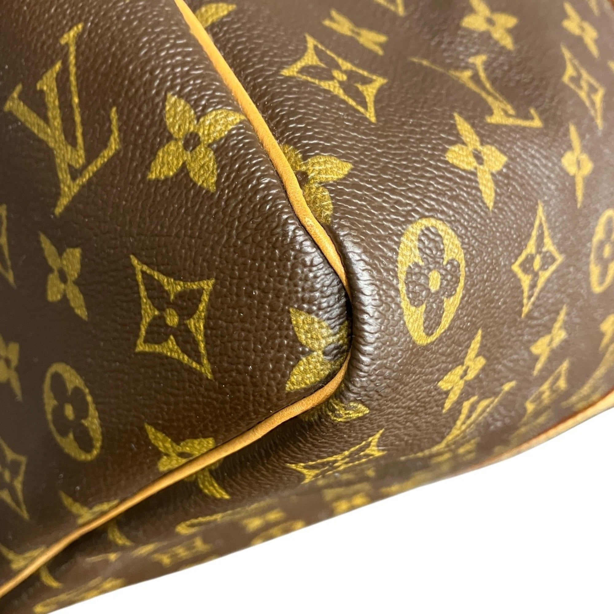 Louis Vuitton Brown Pvc Boston Bag