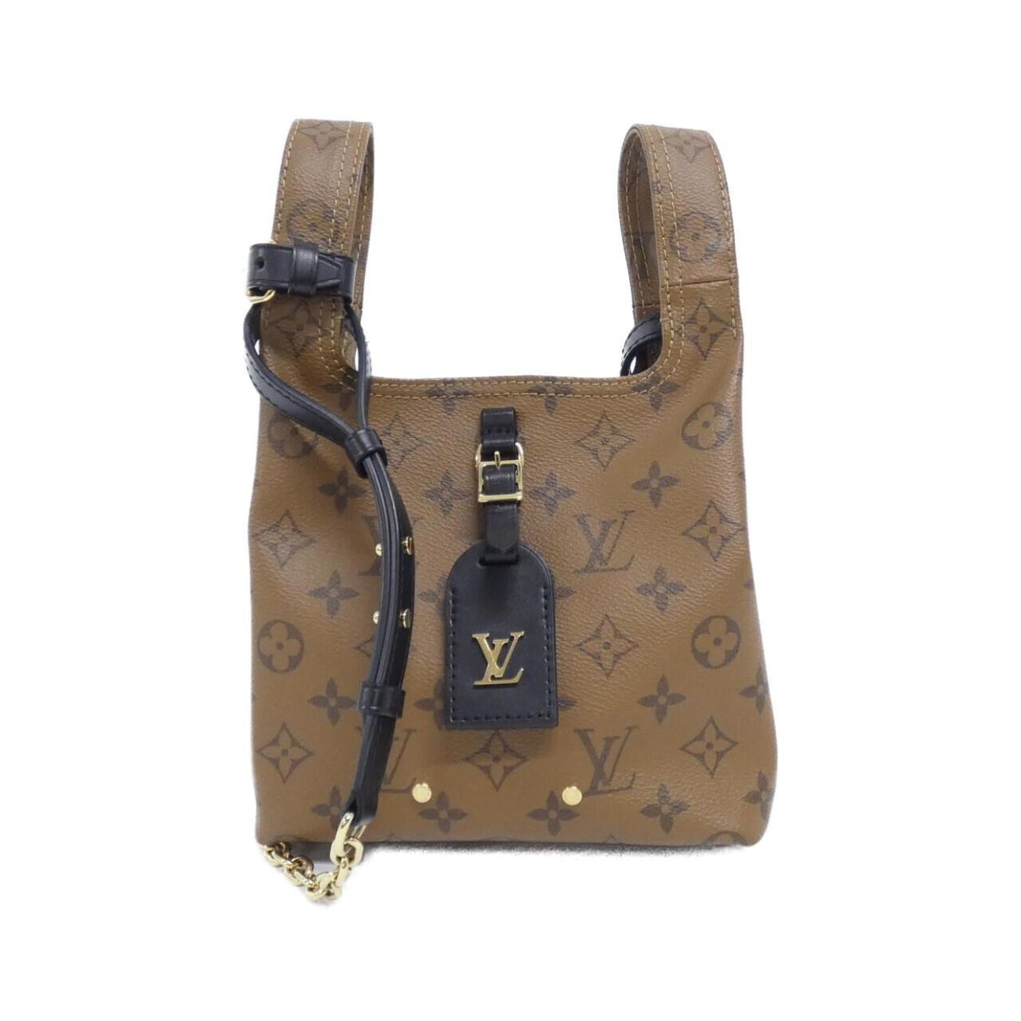 Louis Vuitton Marron Coated Canvas Shoulder Bag