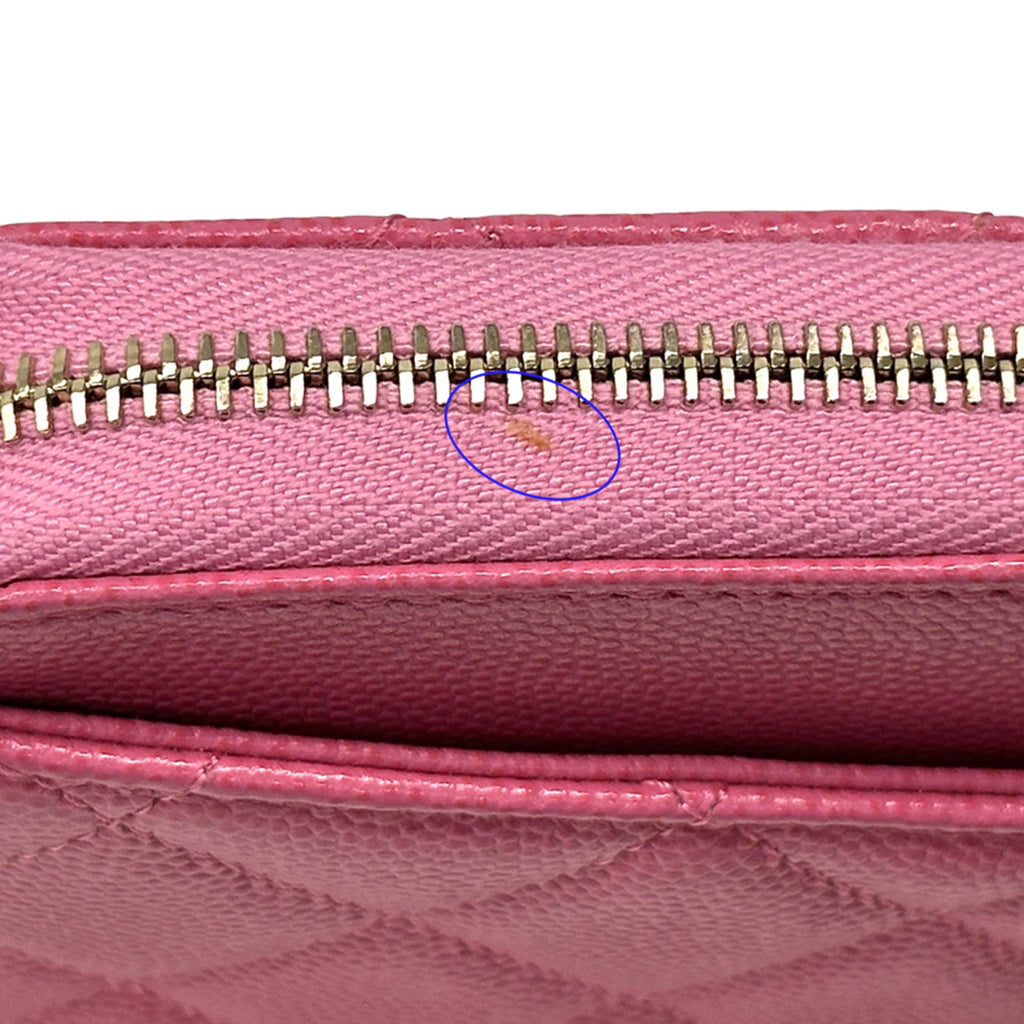 Chanel Pink Grained Calfskin