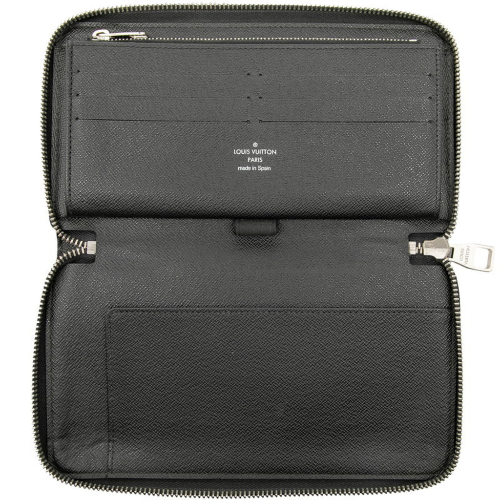 Louis Vuitton Black Pvc Leather Long Wallet