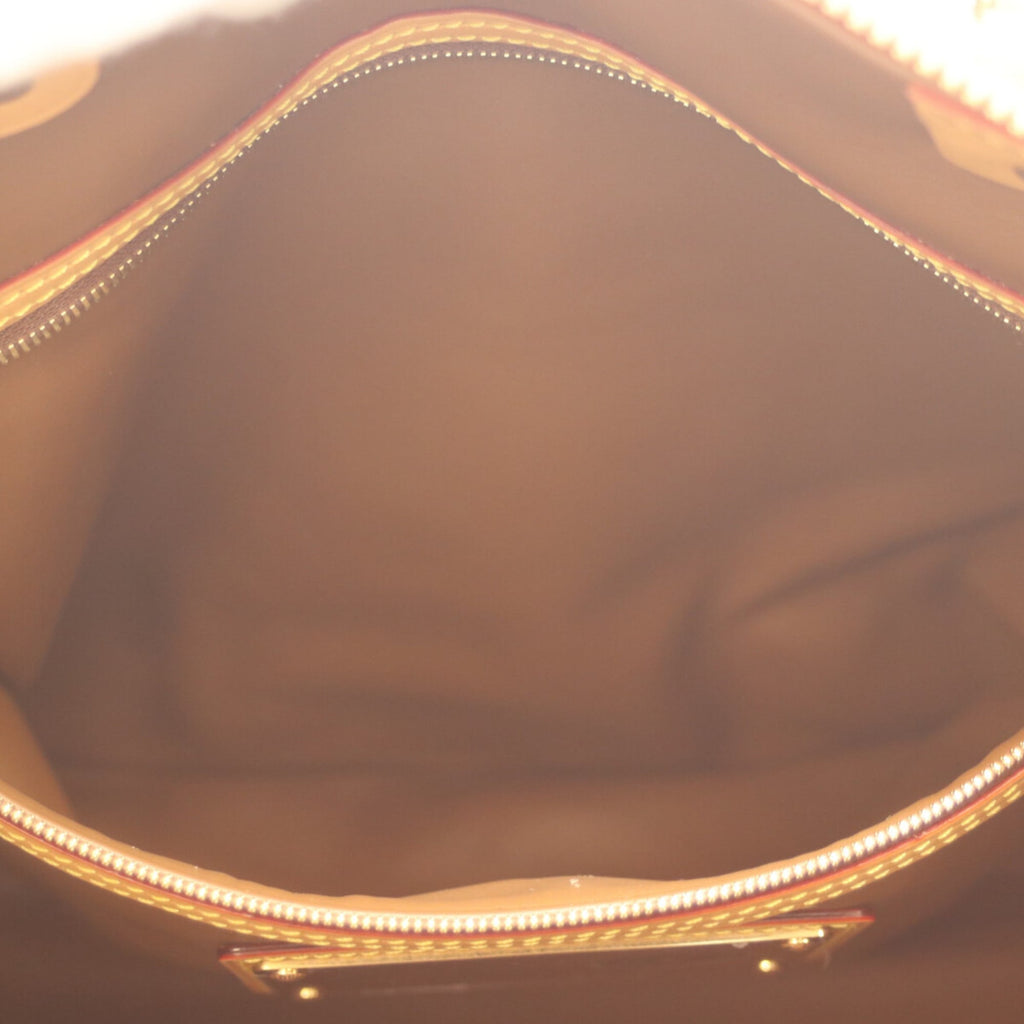 Louis Vuitton Red Color Rouge Leather Boston Bag