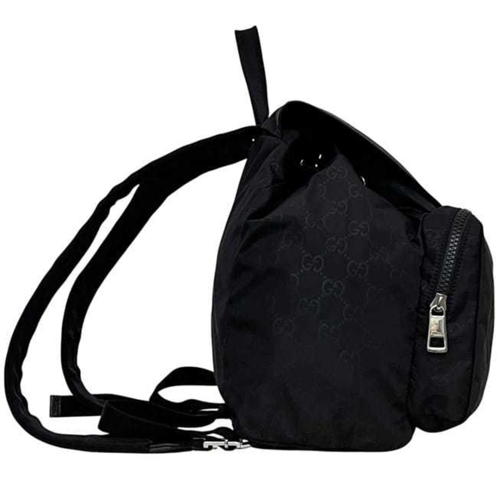 Gucci Black Nylon Backpack (Pre-Owned)