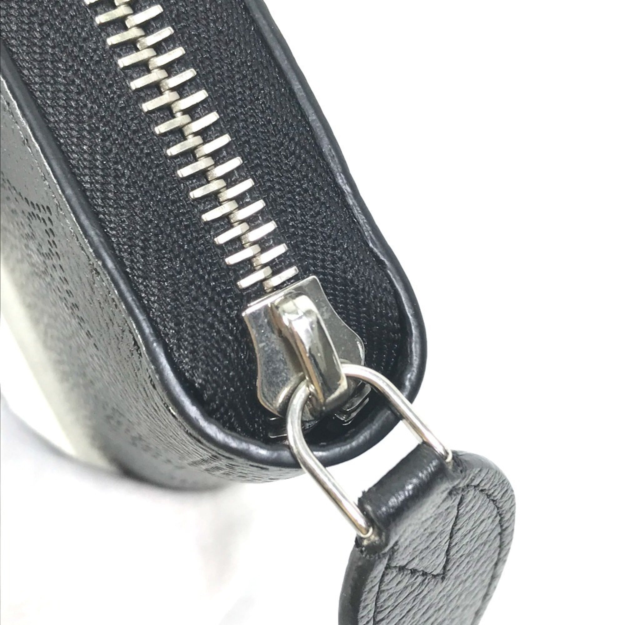 Louis Vuitton Black Mahina Leather Long Wallet