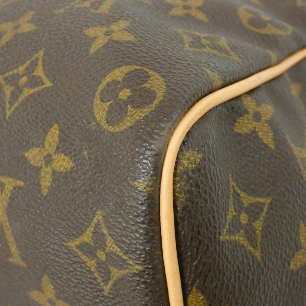 Louis Vuitton Brown Coated Canvas Boston Bag