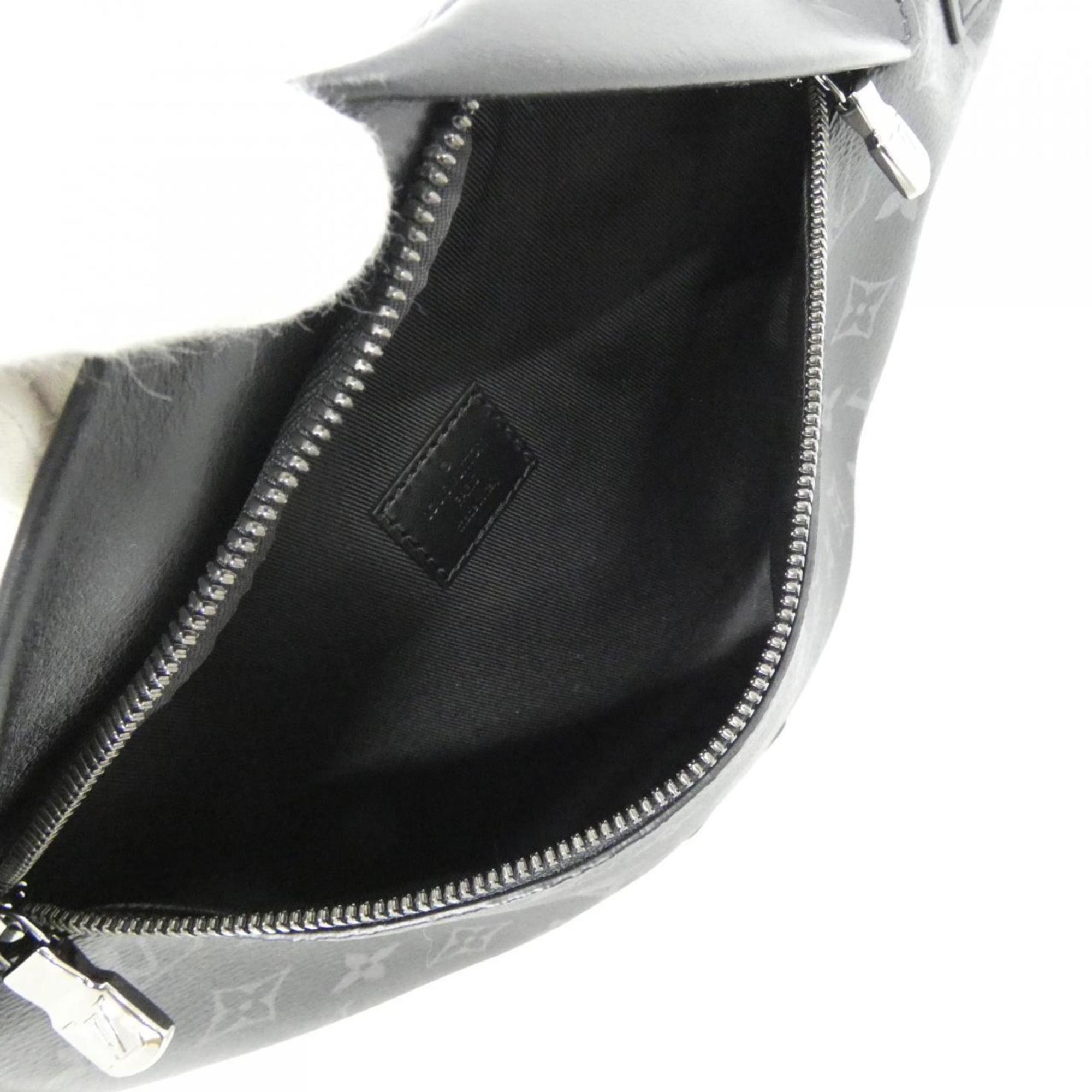 Louis Vuitton Black Coated Canvas Shoulder Bag