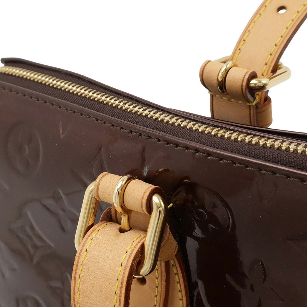 Louis Vuitton Amarante Monogram Vernis Handbag Shoulder Bag Tote Bag