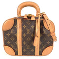 Louis Vuitton Brown Monogram Boston Bag Handbag Shoulder Bag