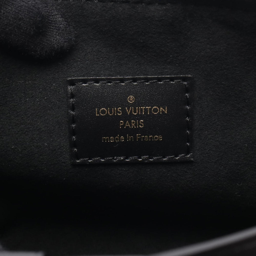 Louis Vuitton Black Brown Monogram Reverse Coated Canvas Shoulder Bag