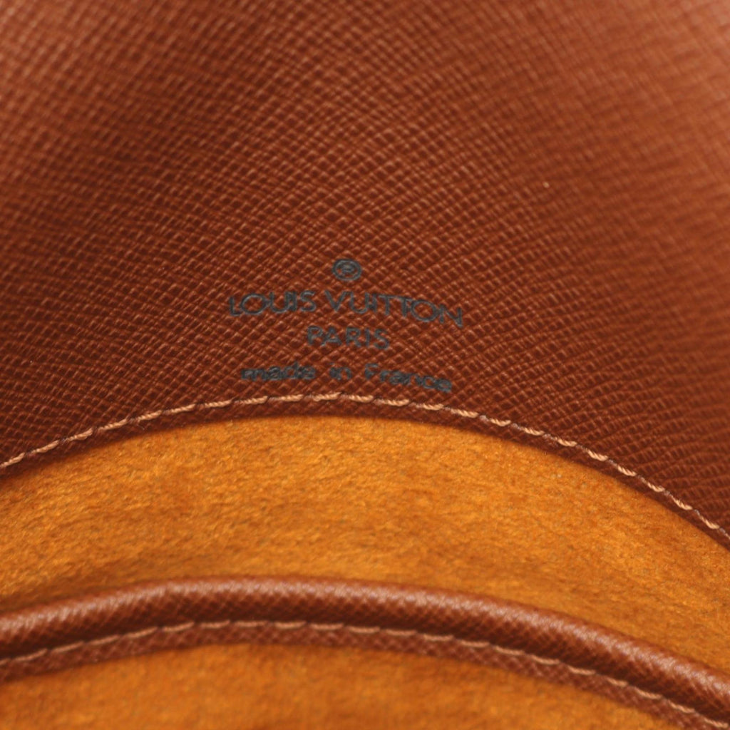 Louis Vuitton Monogram Brown Coated Canvas Leather Shoulder Bag