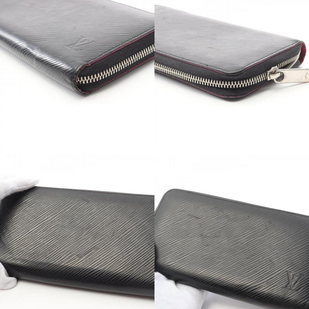 Louis Vuitton Epi Black Pink Epi Leather Long Wallet