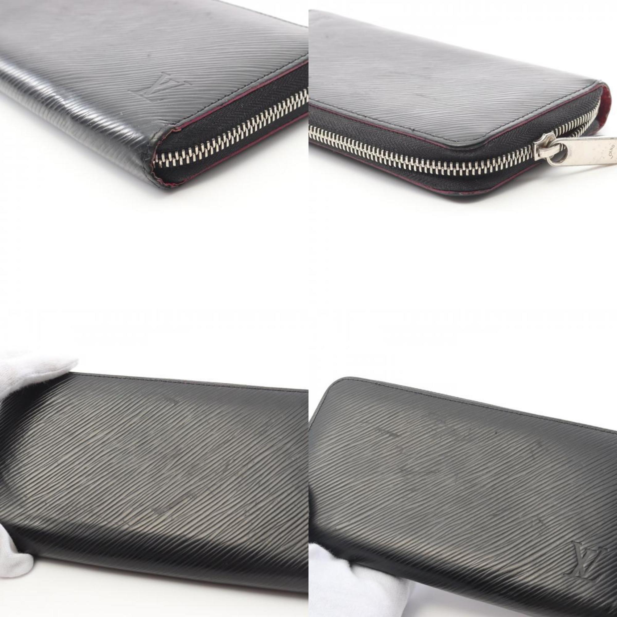 Louis Vuitton Epi Black Pink Epi Leather Long Wallet