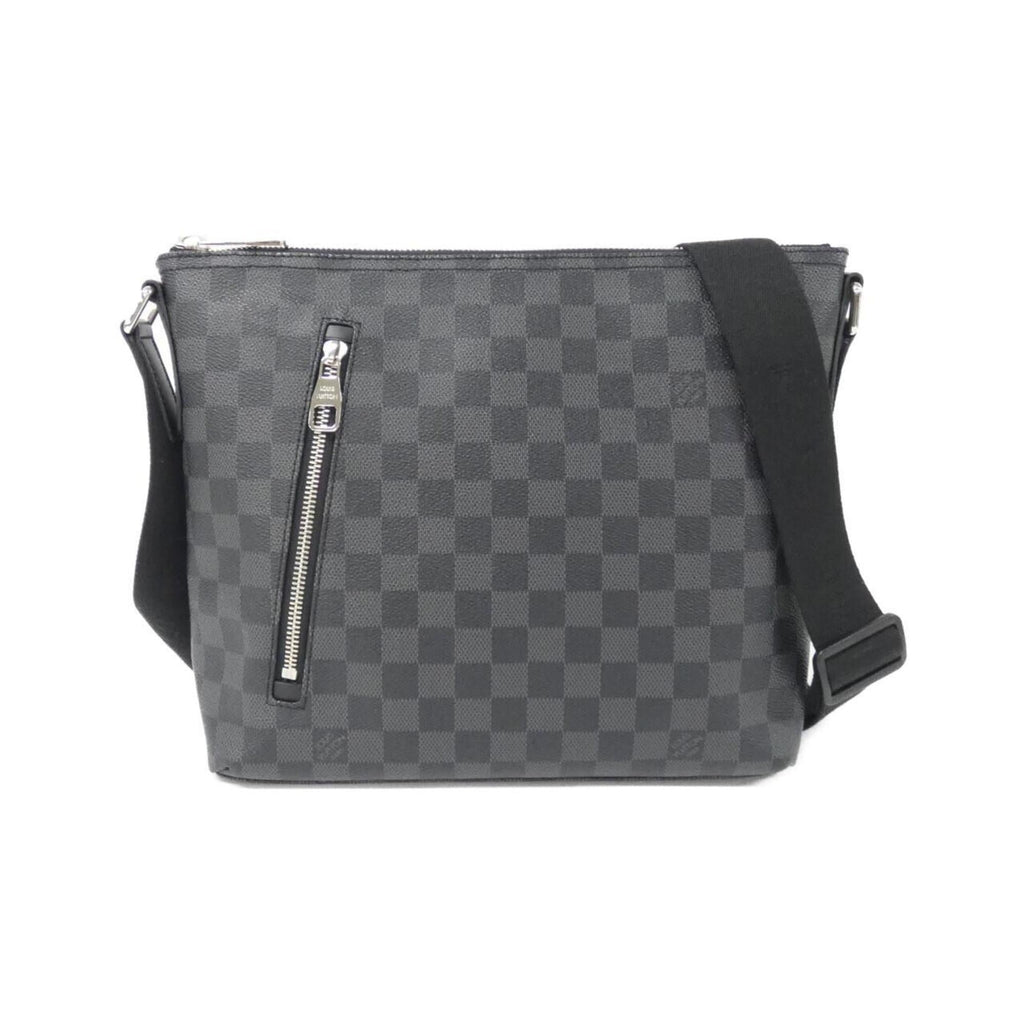 Louis Vuitton Gray Coated Canvas Shoulder Bag