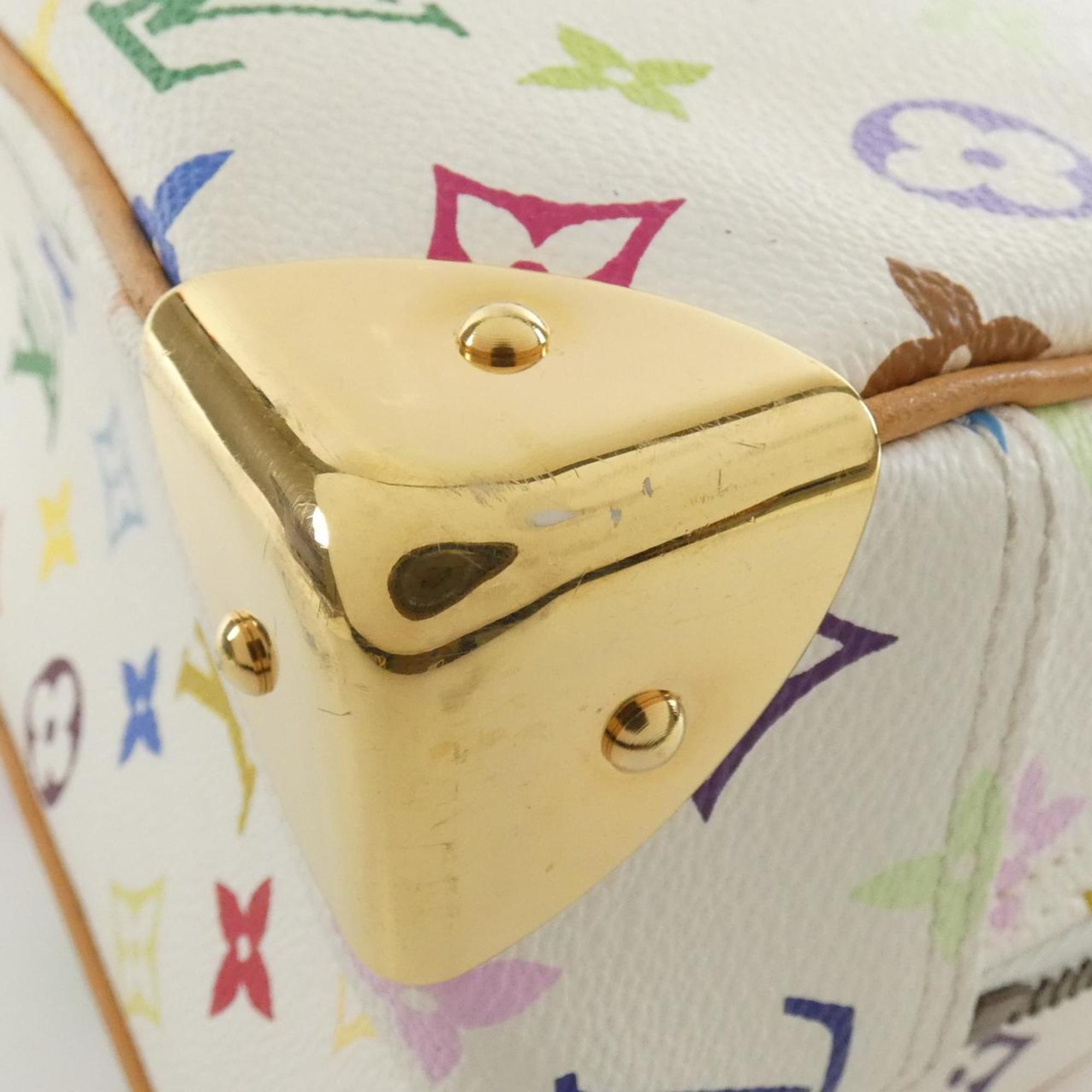 Louis Vuitton White Coated Canvas Handbag