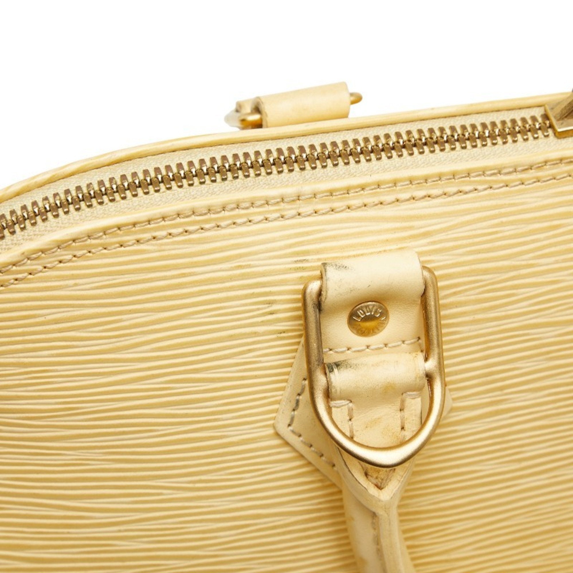 Louis Vuitton Yellow Leather Handbag