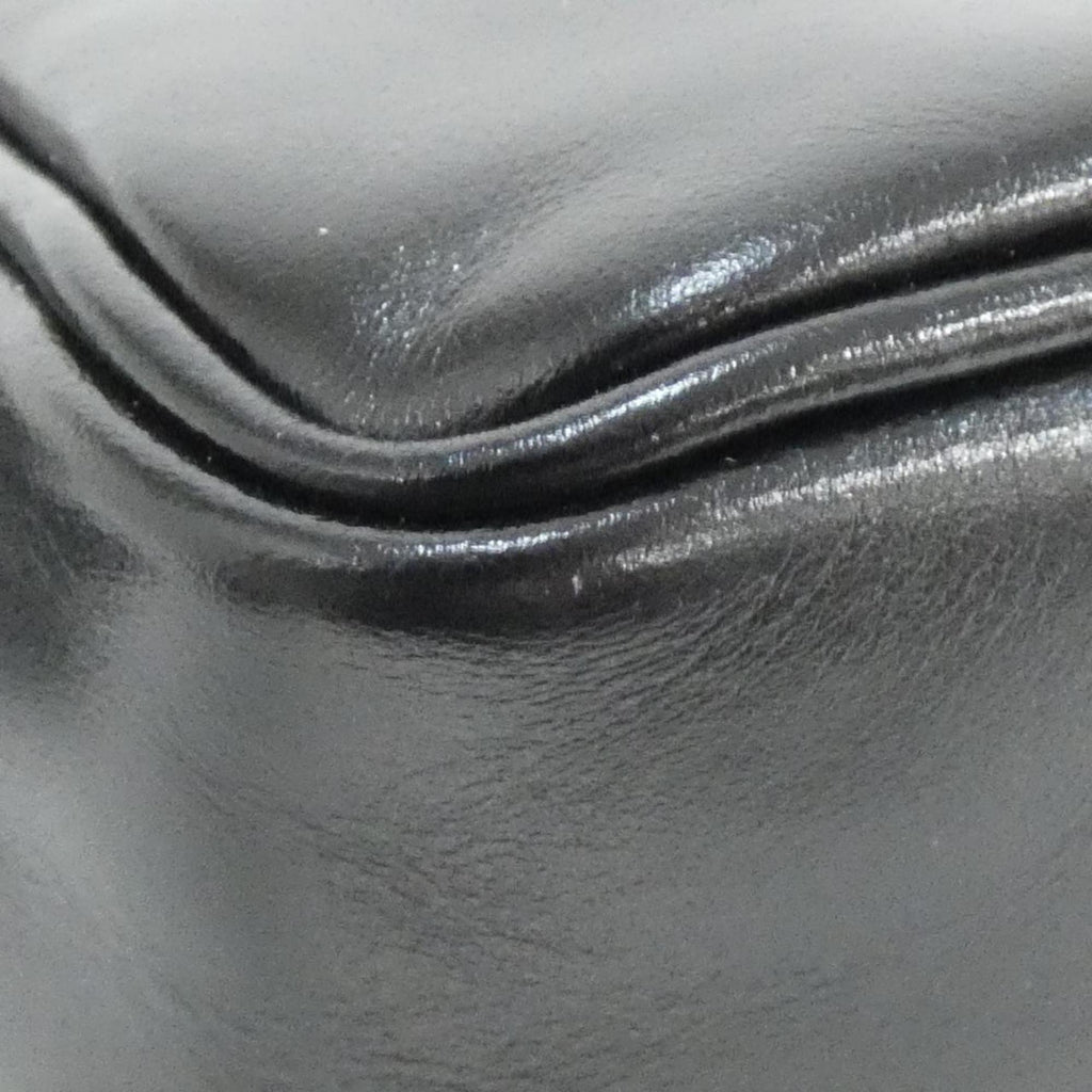 Louis Vuitton Black Leather Shoulder Bag