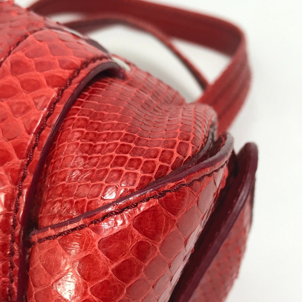 Celine Red Other Boston Bag