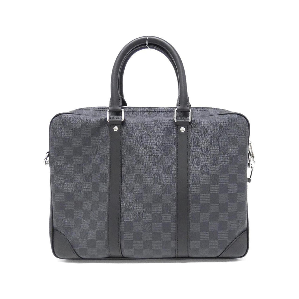 Louis Vuitton Graphite Coated Canvas Handbag