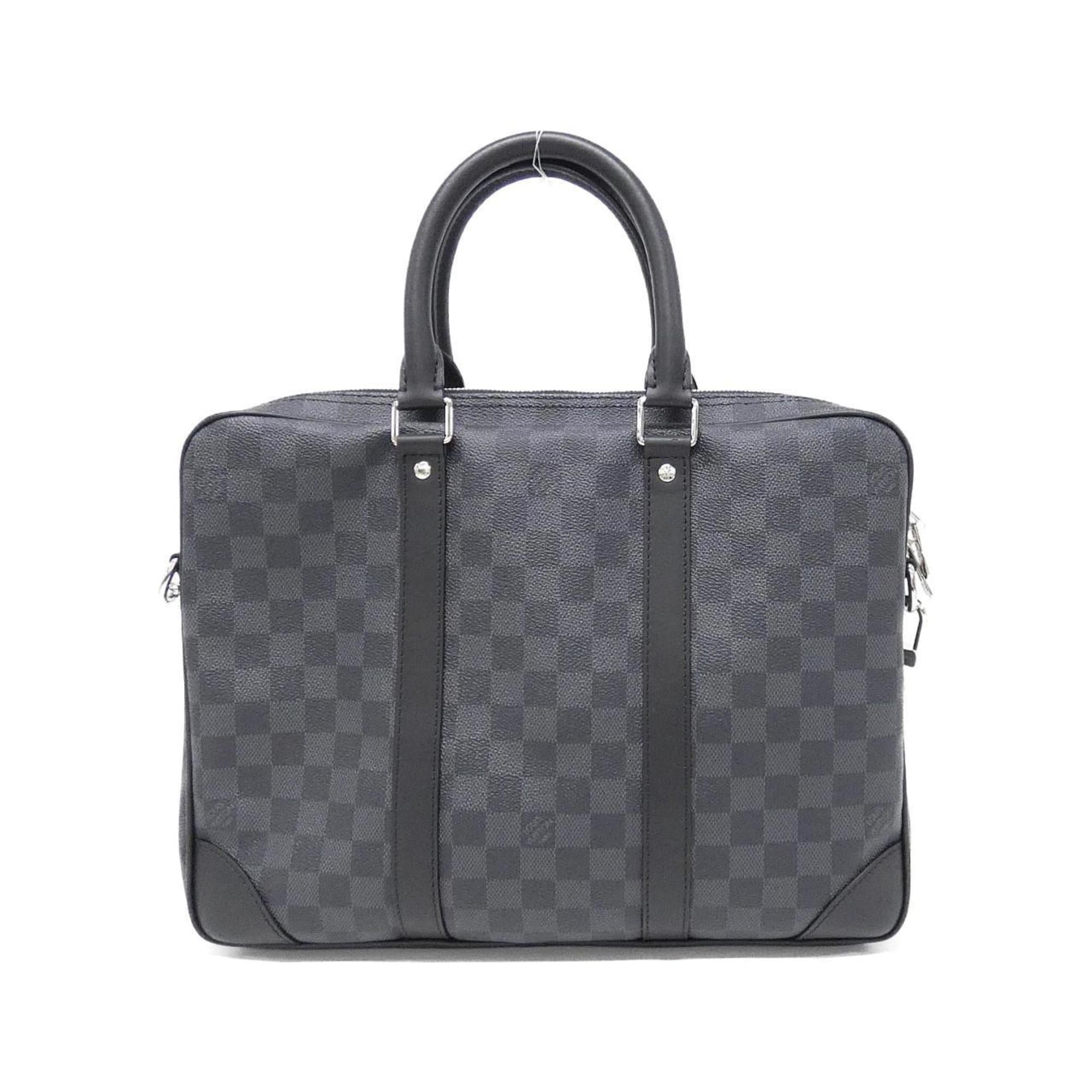 Louis Vuitton Graphite Coated Canvas Handbag