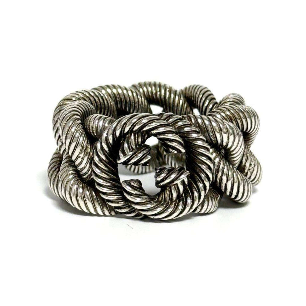 Gucci Silver 925 Band Ring (Pre-Owned)