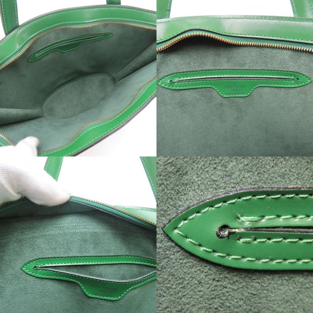 Louis Vuitton Borneo Green Epi Leather Handbag