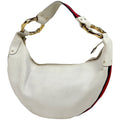 Gucci White Leather Shoulder Bag (Pre-Owned)